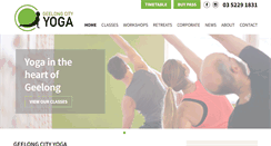 Desktop Screenshot of geelongyoga.com