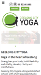 Mobile Screenshot of geelongyoga.com